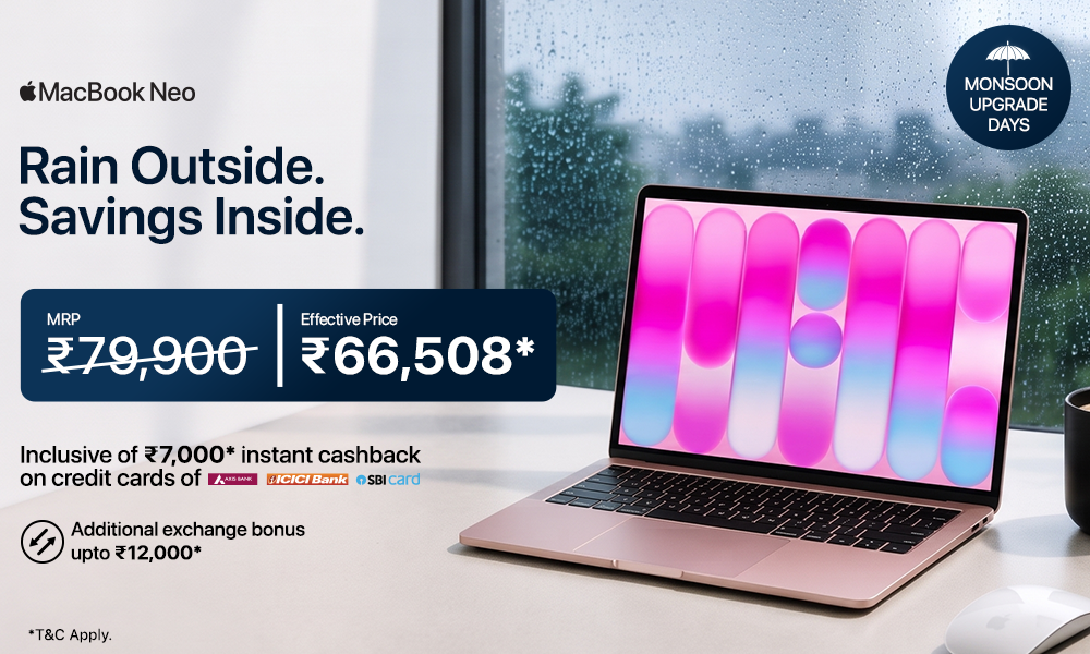Monsoon Upgrade Days – MacBook Neo