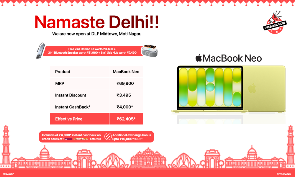 MacBook Neo Special Offer in Delhi