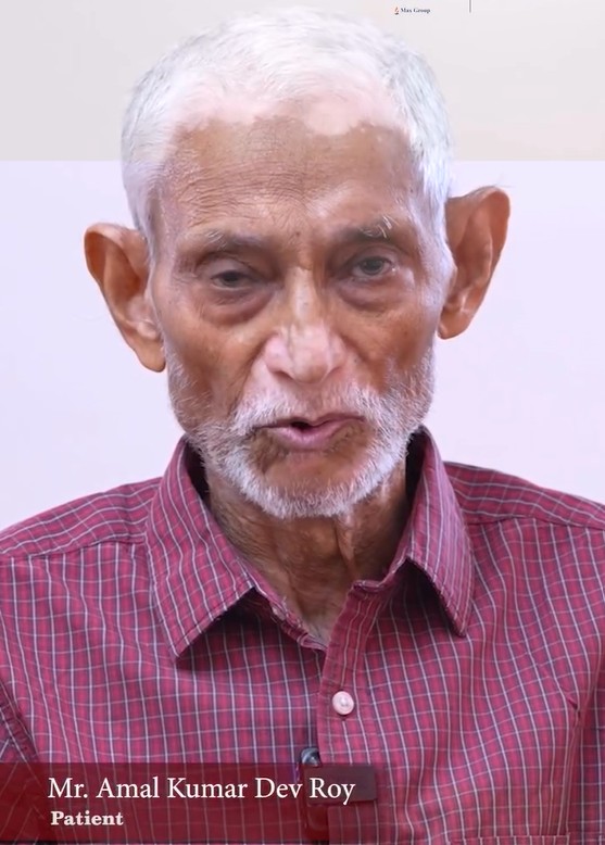 When a sudden fall brought Mr. Amal to us