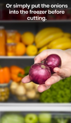 This hack will save your tears while cutting onions while we save your hassle while cooking.  #Gilma #GilmaKitchenApplia...