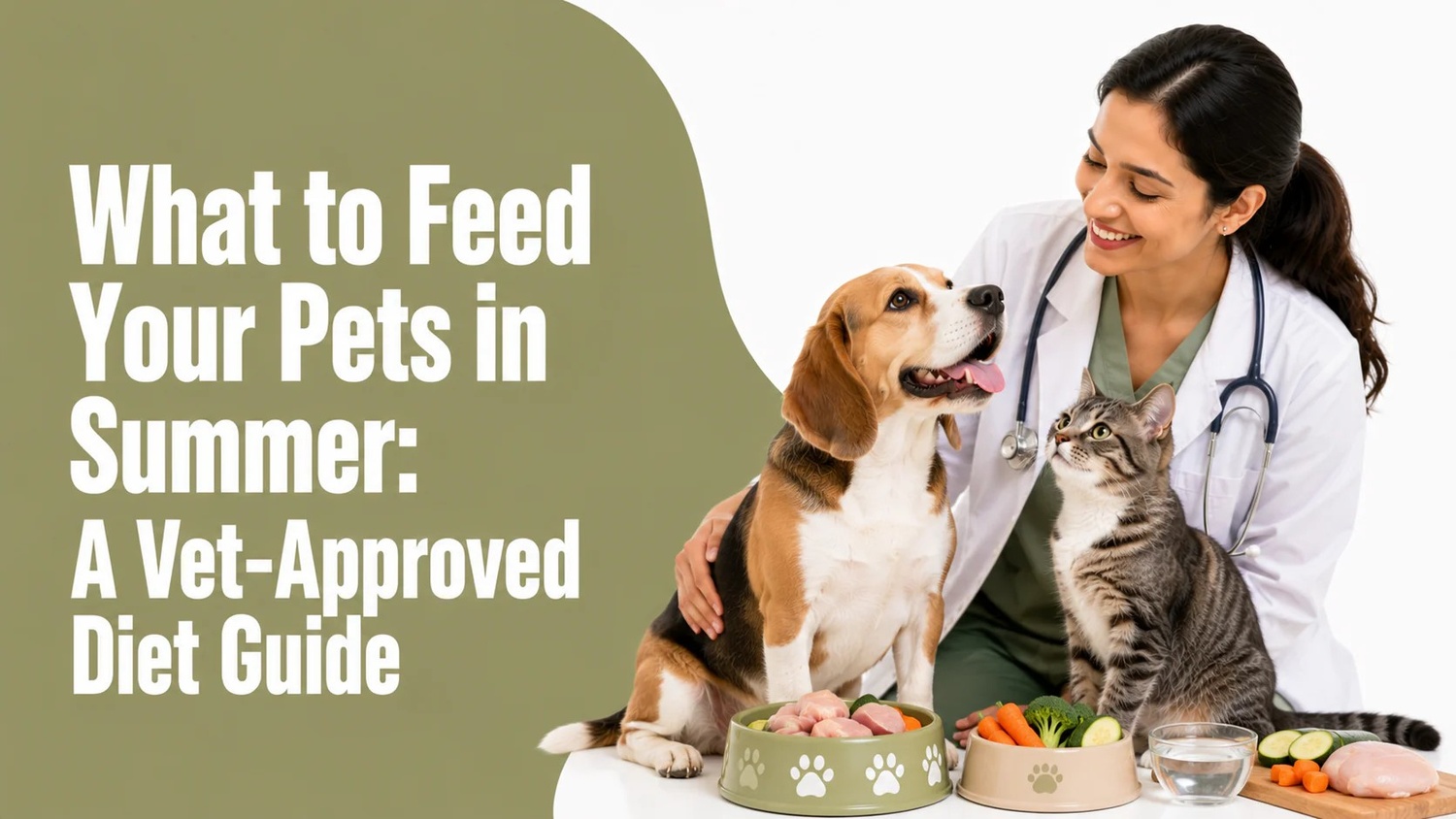 What to Feed Your Pet in Summer in DLF Phase 5, gurugram: A Vet-Approved Diet Guide
