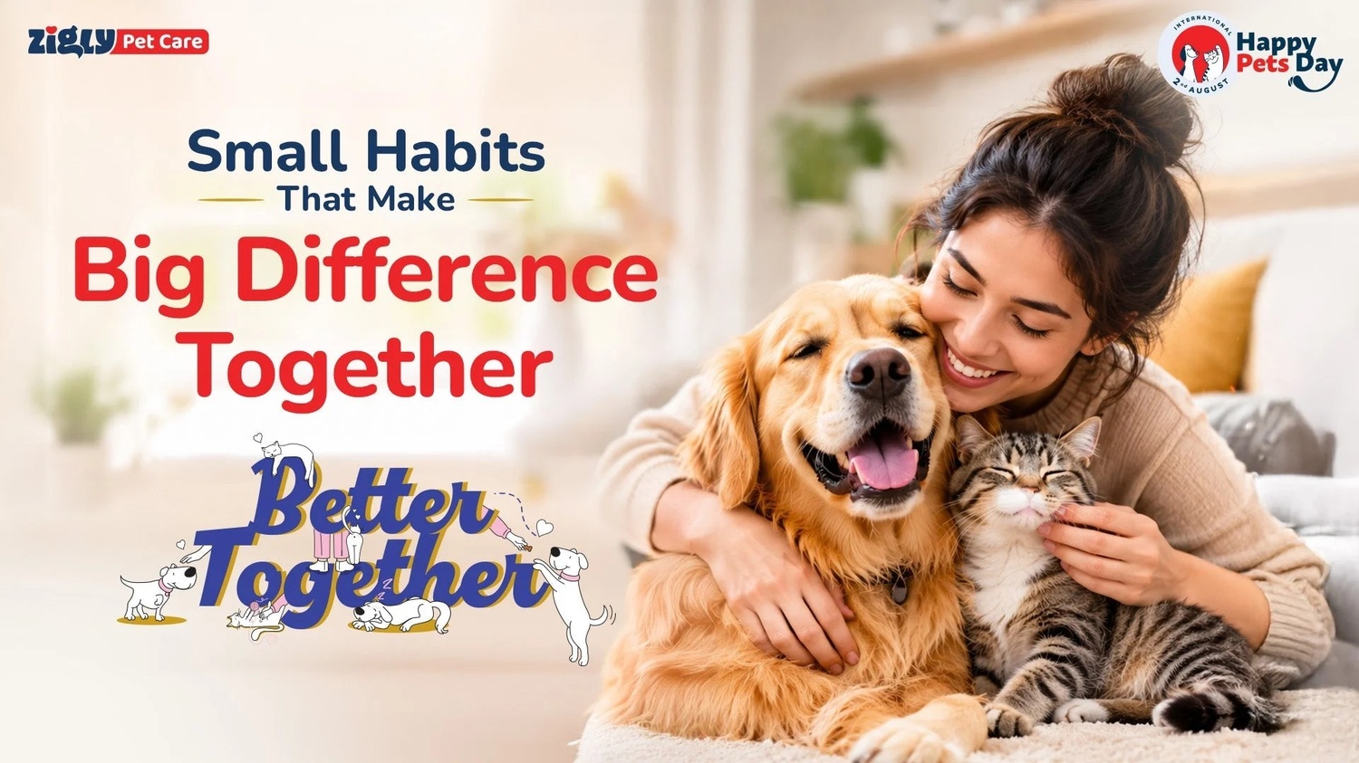 Small Habits That Make a Big Difference Together for Happy Pets in Sectors 47 and 49, gurugram Small Habits That Make a Big Difference Together for Happy Pets in Sectors 47 and 49, gurugram