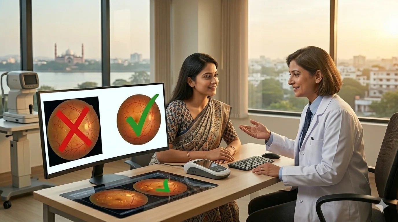 Diabetic Eye Care: Symptoms & Prevention in Raja Bazar Indrapuri, patna