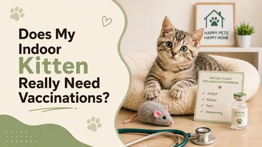Does My Indoor Kitten Really Need Vaccinations? What Every First-Time Cat Parent in sahibzada ajit singh nagar Should Know
