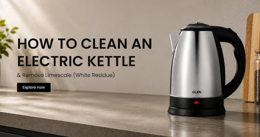 How to Clean an Electric Kettle & Remove Limescale in thane Kitchens How to Clean an Electric Kettle & Remove Limescale in thane Kitchens