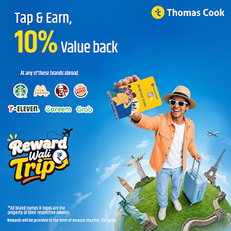 Earn Up to 10% Rewards with the Thomas Cook Forex Card in Angamaly, kochi While Travelling Abroad Earn Up to 10% Rewards with the Thomas Cook Forex Card in Angamaly, kochi While Travelling Abroad