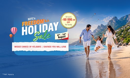 Travel Now, Pay Later: Book Your Dream Holiday from Thilak Nagar, kota with SOTC EMI Options Travel Now, Pay Later: Book Your Dream Holiday from Thilak Nagar, kota with SOTC EMI Options