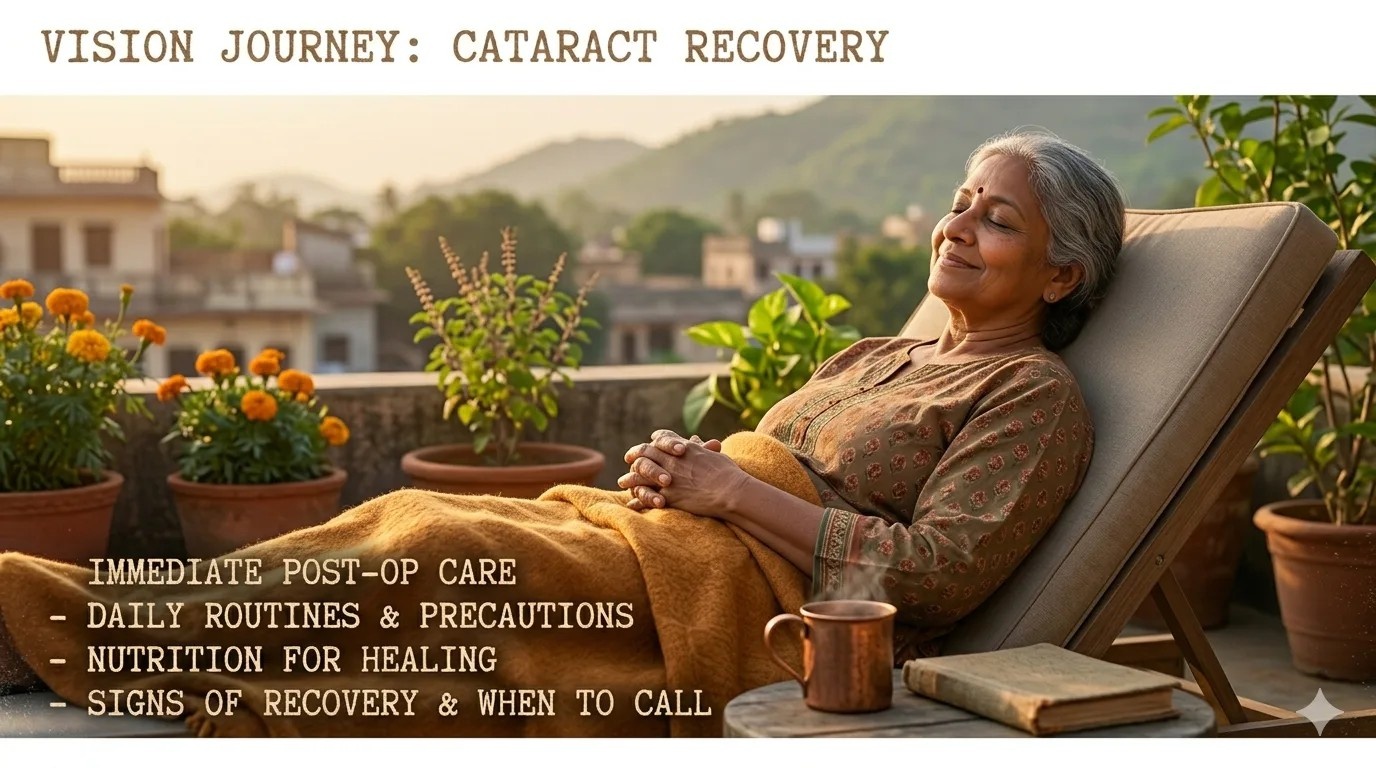 Cataract Surgery Recovery Tips by Eye Doctors in Raja Bazar Indrapuri, patna