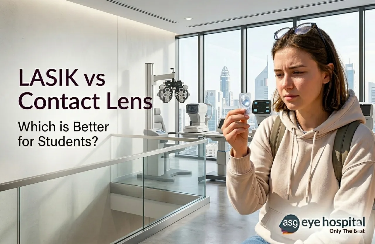 LASIK vs Contact Lens – Which is Better for Students in Raja Bazar Indrapuri, patna?