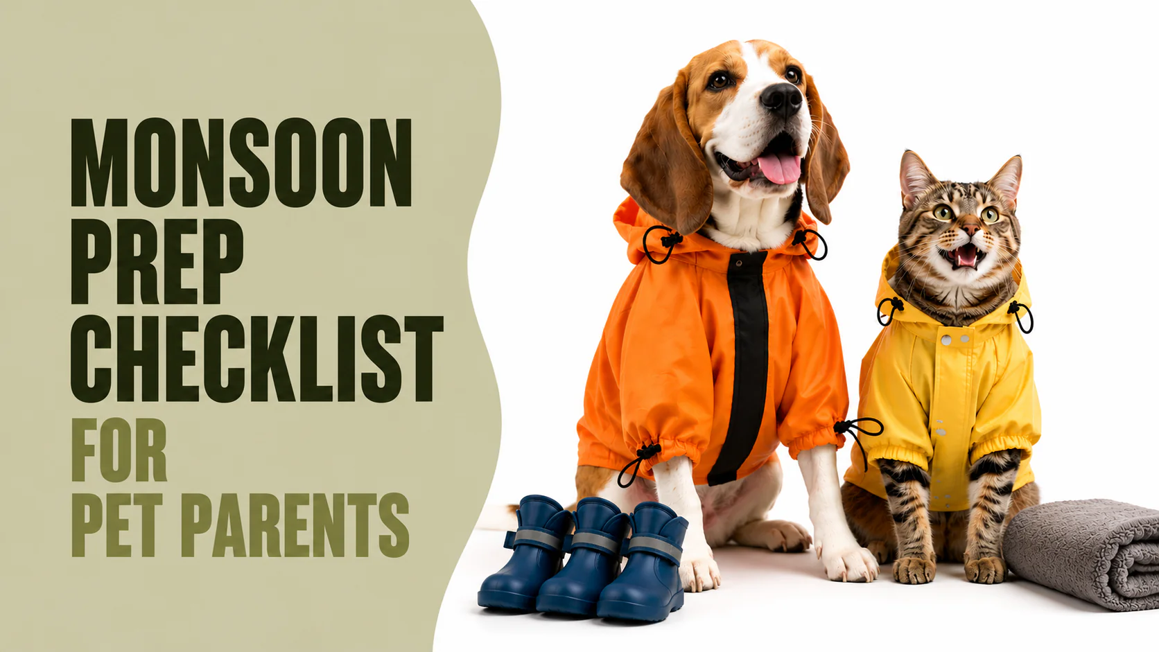 Monsoon Prep Checklist for Pet Parents in Rohini, new delhi
